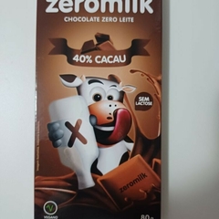 Chocolate 40% CACAU 80g - ZEROMILK