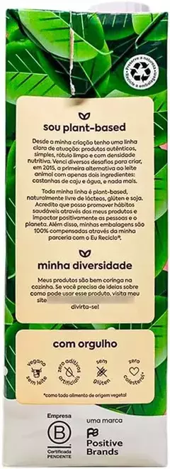 Bebida Vegetal Mixed Nuts 1L - A tal da Castanha na internet