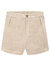 Shorts Cintura Alta em Blend de Linho Linzzi