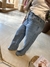 Calça Jeans Wide Leg Fenda Lateral B27 denim - loja online