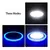 Spot led 18+6w Redondo Empotrado Azul Y Blanco