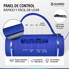 PARLANTE SUONO MINI 2+ PORTATIL BLUETOOTH - TrendsOeste