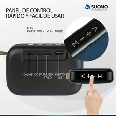 PARLANTE SUONO PORTÁTIL INALÁMBRICO TABLEPRO MG2 BLUETOOTH en internet