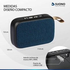 PARLANTE SUONO PORTÁTIL INALÁMBRICO TABLEPRO MG2 BLUETOOTH - TrendsOeste