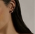 Ear Cuff em Quartzo Fumê - comprar online