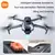 Xiaomi v600 drone mini 4 pro max câmeras profissionais duplas hd fluxo óptico - Space Mundi