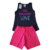 Conjunto Regata e Short Mini Mania Kids Hi Sunshine