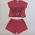 Conjunto Valeen Cropped Com Cheirinho Urso