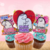 6 CUPCAKES TOPPERS MAMÁ FLORKS
