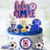 SET CAKE TOPPER CRUZ AZUL