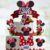 SET CAKE TOPPER MINNIE MOUSE ROJA