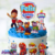 SET CAKE TOPPER PAW PATROL