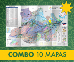 Combo 10 Mapas do Amazonas 2024