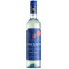 Garrafa de vinho branco Casal Garcia 750ml, com rótulo azul e detalhes decorativos.