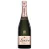 Garrafa de Champagne Lanson Le Rosé Brut 750ml, com rótulo elegante em tons de verde e rosa.