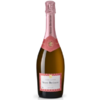 Garrafas de espumante Veuve Devienne Rosé Brut 750ml com rótulo decorativo e tampa rosa.