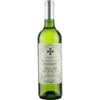 Garrafa de vinho Franc Beausejour Bordeaux Branco 750ml, com rótulo elegante e tampa prateada.