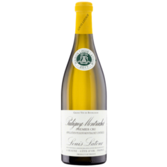 Garrafa de Vinho Branco Premier Cru Louis Latour Chardonnay Puligny-Montrachet 750ml com rótulo destacado.