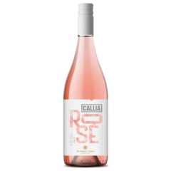 Garrafa de vinho Callia Rosé 750ml com rótulo moderno e elegante.