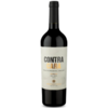 Garrafas de vinho Contracara Malbec 750ml com rótulo claro e letras em destaque.