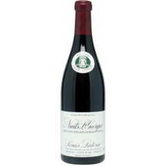 Garrafa de vinho Louis Latour Nuits Saint Georges 750ml, com rótulo elegante e tampa vermelha.