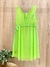 VESTIDO KIDS LARISSA VERDE FLUOR 38153 - comprar online