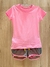 BLUSA MANGA CURTA KIDS MARIA WALK MINI SAIA ROSA 39984