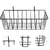 Rabbit Hay Feeder Racks Cage Metal Rabbit Hay Rack Multi-Function Hay Racks Rabbit Feeder Racks Rabbit Cage Supplies - loja online