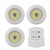 Imagen de Pack Set 3 Luz Led 3w + Control Remoto