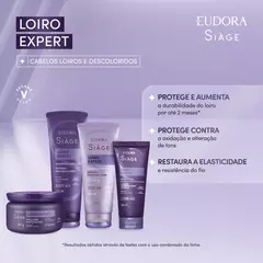 Combo Siàge Loiro Expert: Shampoo 250ml + Máscara 250g + Condicionador 200ml na internet