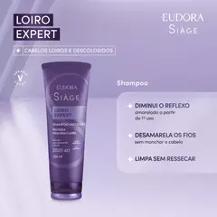 Shampoo Desamarelador Siàge Loiro Expert 250ml - comprar online