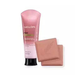 Combo Nativa SPA Rosé: Loção Corporal 200ml + 2 Sabonetes em Barra 2x90g