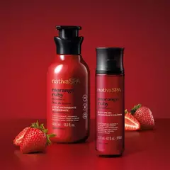 Combo Nativa SPA Morango Ruby: Loção Corporal 400ml + Body Splash 200ml - comprar online