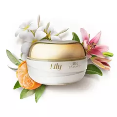 Creme Acetinado Hidratante Desodorante Corporal Lily 250g - comprar online