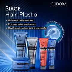 Combo Siàge Hair Plastia Shampoo 250ml + Máscara 250g + Condicionador 200ml na internet