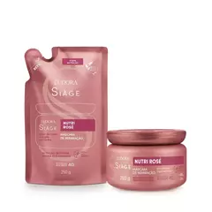 Combo Siàge Nutri Rosé Máscara: Máscara Capilar 250g + Refil Máscara Capilar 250g