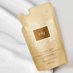 Refil Creme Acetinado Hidratante Desodorante Corporal Lily 250g - comprar online