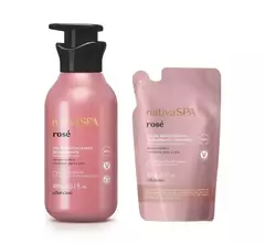 Combo Nativa Spa Rosé: Loção Revitalizante Corporal 400ml + Refil 400ml