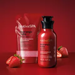 Combo Nativa SPA Morango Ruby: Loção Corporal 400ml + Refil 350ml - comprar online