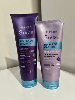 Combo Siàge Revela os Cachos: Shampoo 250ml + Condicionador 200ml