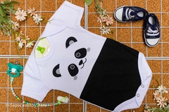 Body Bebê Temático Panda Ursinho