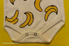 Kit Com Dois Bodys e Touca Macaquinho Banana - Sapecas Baby