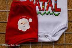 Conjunto Body Bebê Com Shortinho Natal na internet