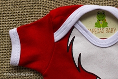 Body Bebê Temático Mesversario Natal Papai Noel - comprar online