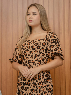 Vestido Ana - Animal Print - comprar online