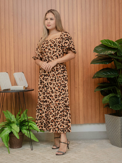 Vestido Ana - Animal Print