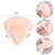 Puff Triangular para Maquiagem: Esponja Macia para Maquiagem, Mini Puff Aveludado para Base, Maquiagem Facial, Contorno dos Olhos, Sombra Cosmética - Lavável - loja online