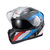 Capacete Texx Escamot Gladiator V3 Reisen Azul Verm Branc 58 na internet