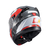 Capacete Texx Escamot Gladiator V3 Reisen Verm Branc 54 - loja online