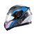 Capacete Texx Escamot Gladiator V3 Reisen Azul Rosa Branc 56